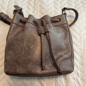 Frye Leather Melissa Bucket Bag